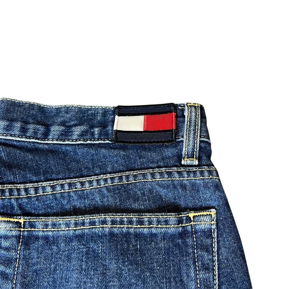 Vintage 2000 Tommy Hilfiger Blue Bootcut Jeans with Rich Indigo Hue - Picture 4 of 12